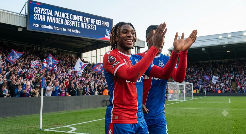 Crystal Palace Confident of Keeping Star Winger Despite Interest
