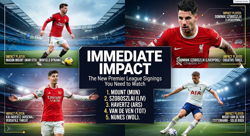 The New Premier League Signings Who Could Make an Immediate Impact
