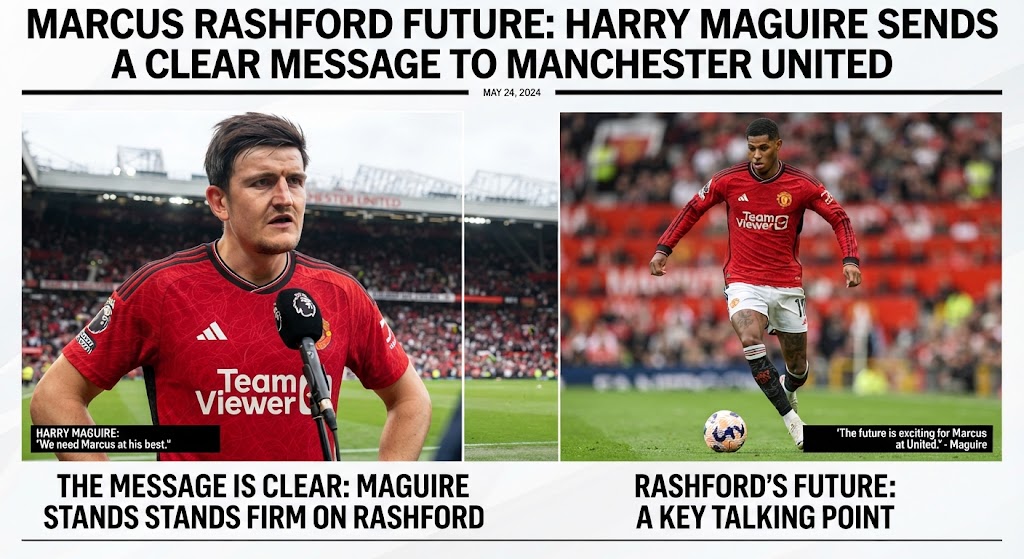 Marcus Rashford Future: Harry Maguire Sends a Clear Message to Manchester United